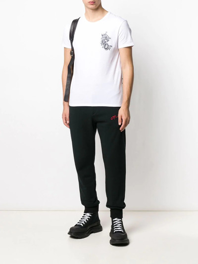 Alexander McQueen Ivi Monogram embroidered T-shirt outlook