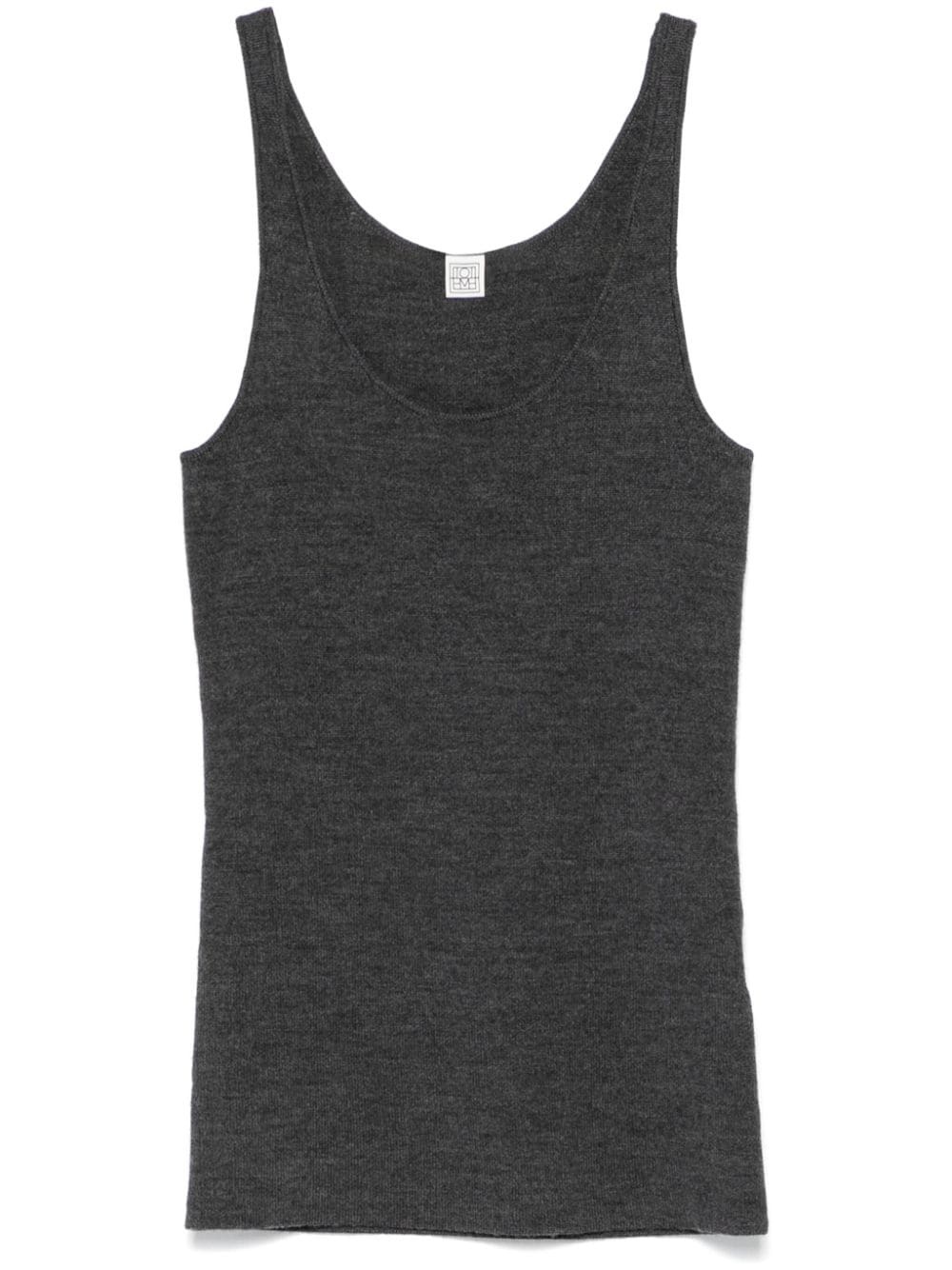 knitted tank top - 1