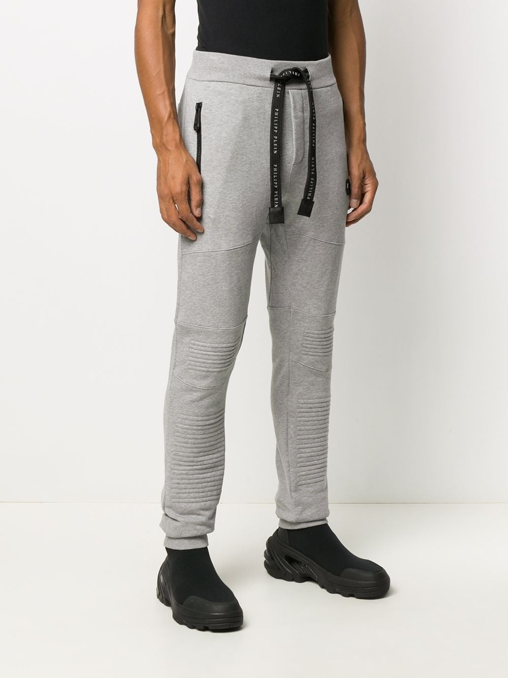 logo drawstring track pants - 3