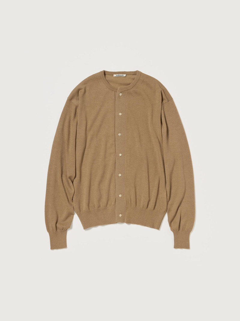 CASHMERE HARD TWIST KNIT CARDIGAN 1