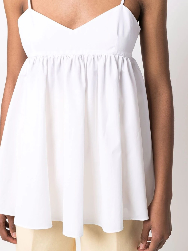 spaghetti-strap peplum top 5