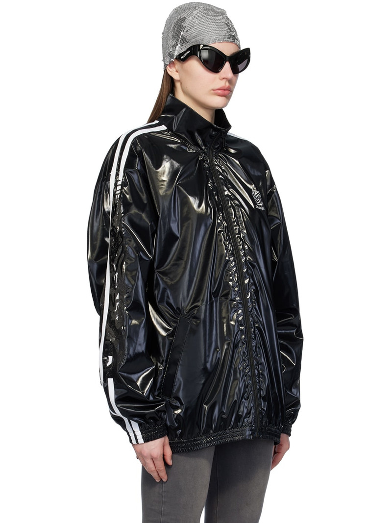 Black Zip Track Jacket 2