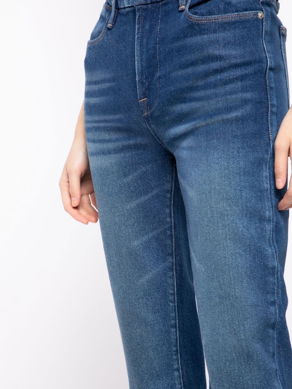 high-rise straight-leg jeans - 5