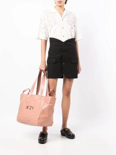 N°21 logo-print tote bag outlook