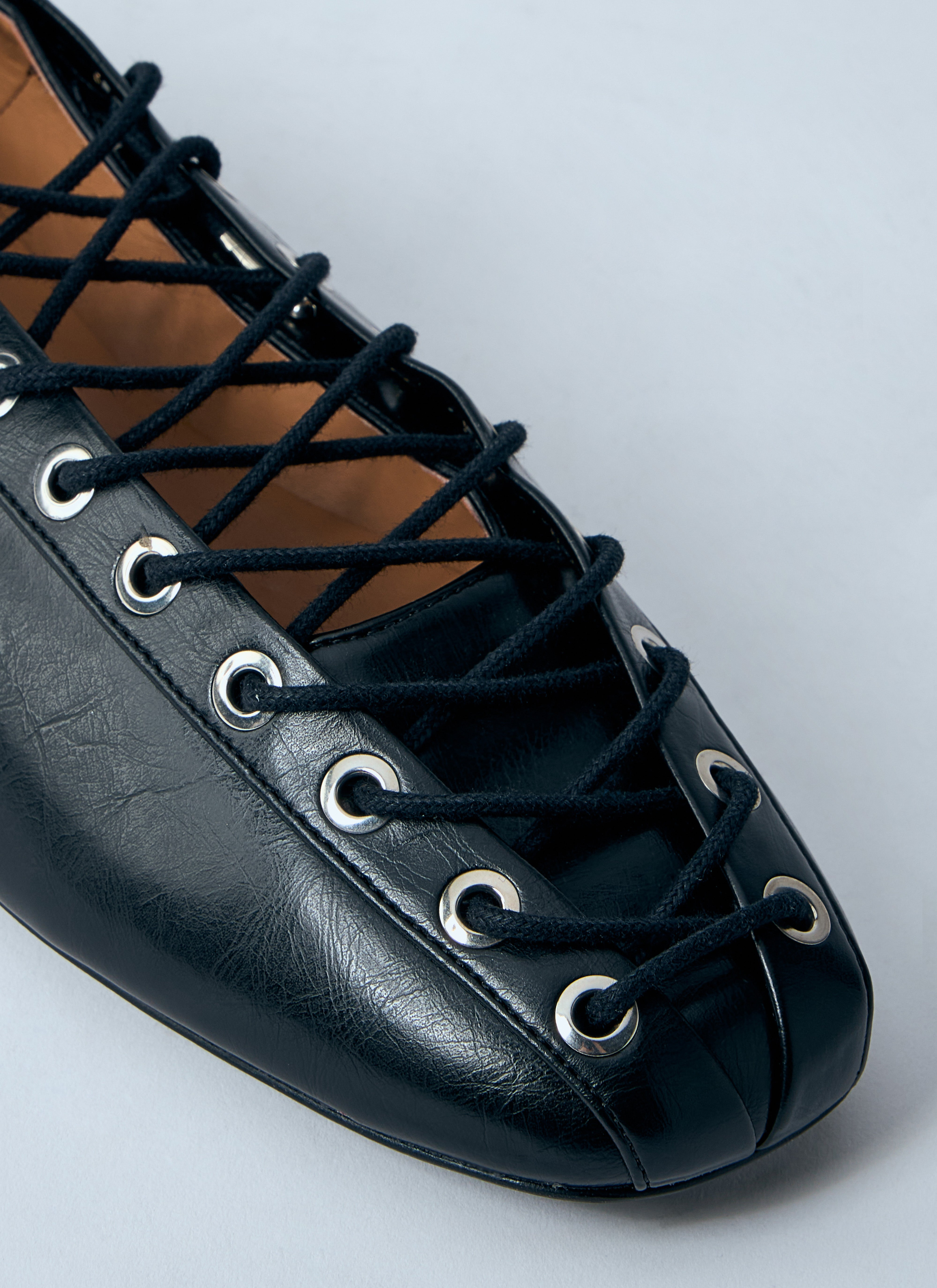 Ganni Women Oleatex Ballerina Flats - 3