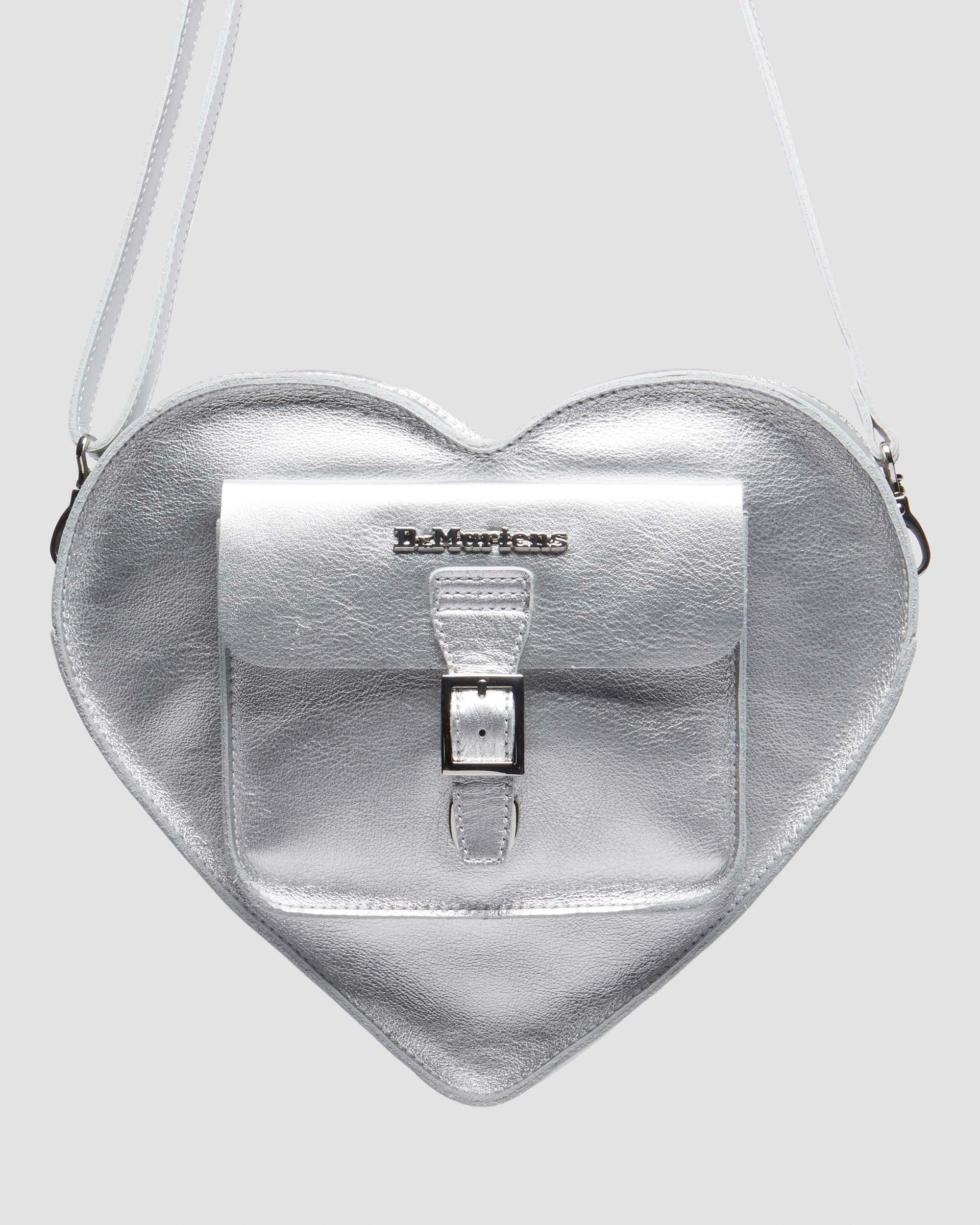 Heart Shaped Milled Metallic Backpack - 4