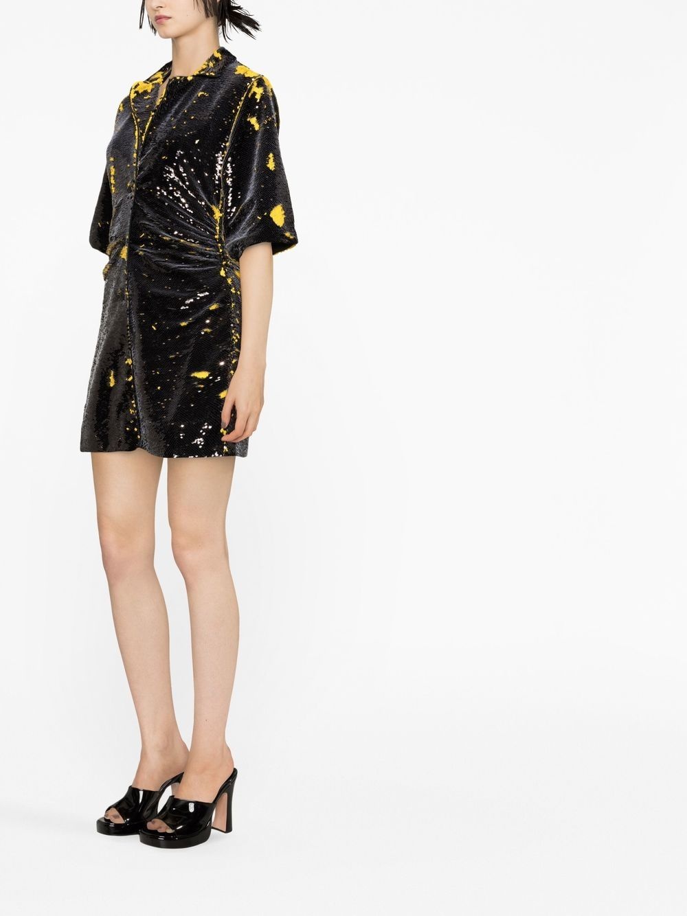 paint-splatter minidress - 3