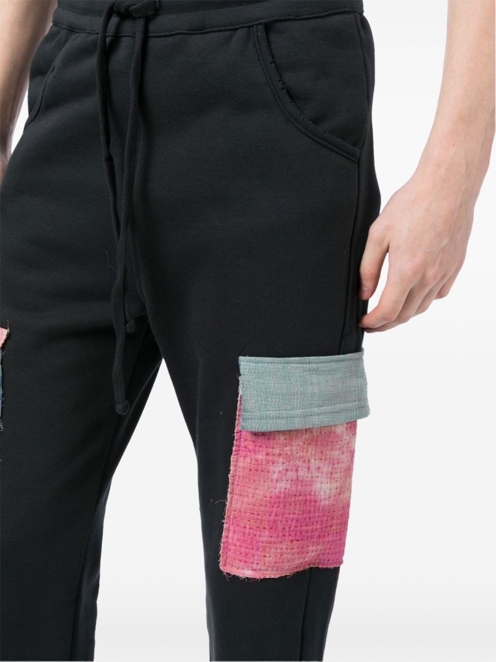 flap-pocket track pants - 5