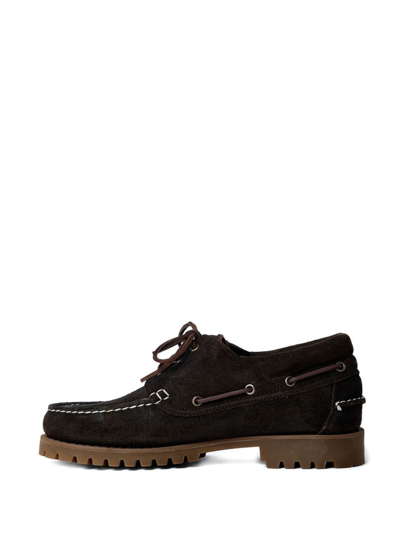 waxed suede boat shoes 4
