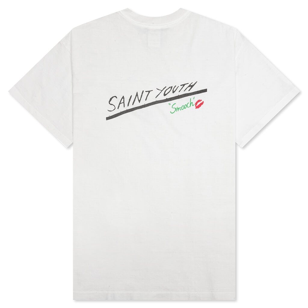 SAINT MICHAEL SMOOCH S/S T-SHIRT - WHITE - 2
