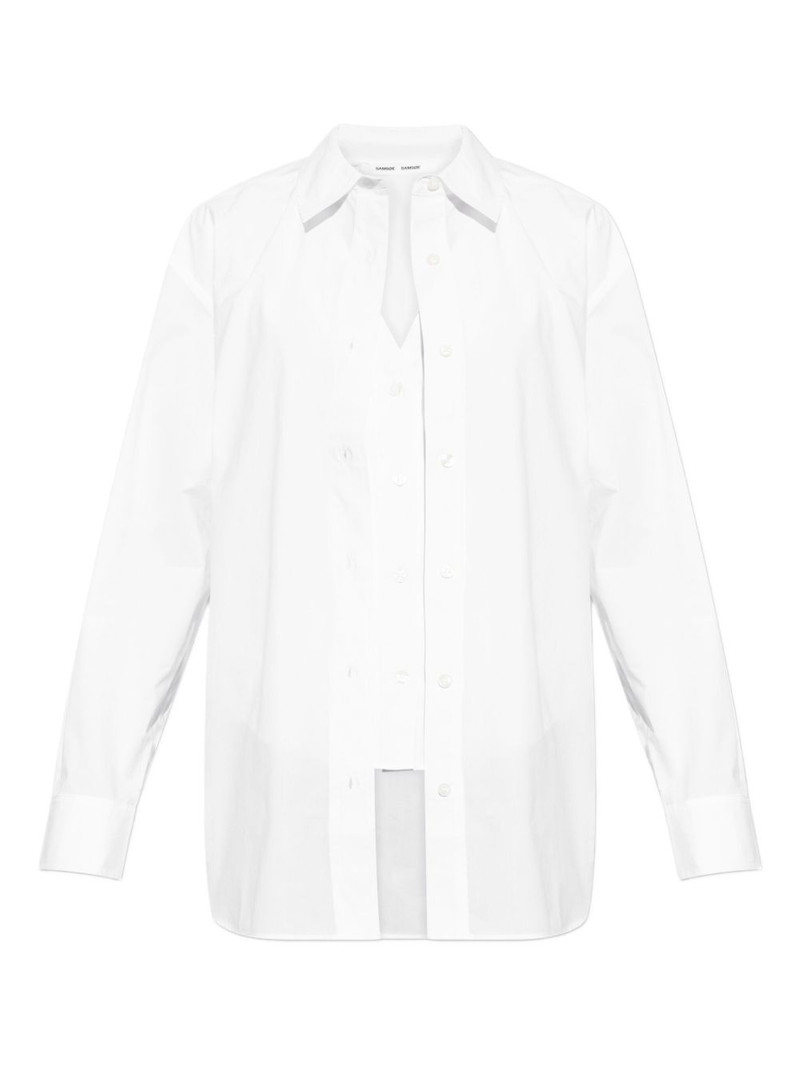 Samoon tie-detail shirt 1