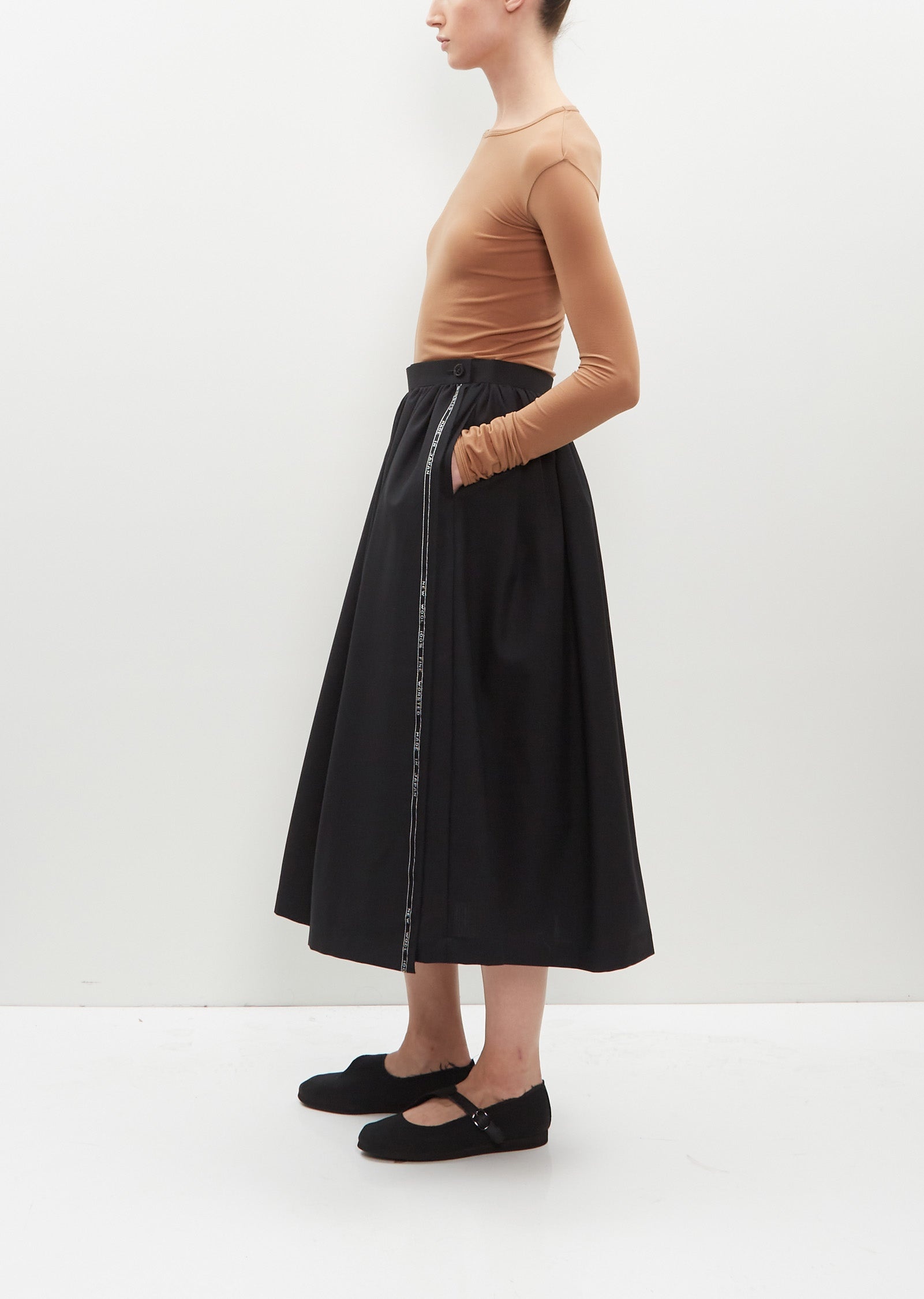 Tropical Wool Skirt - 2