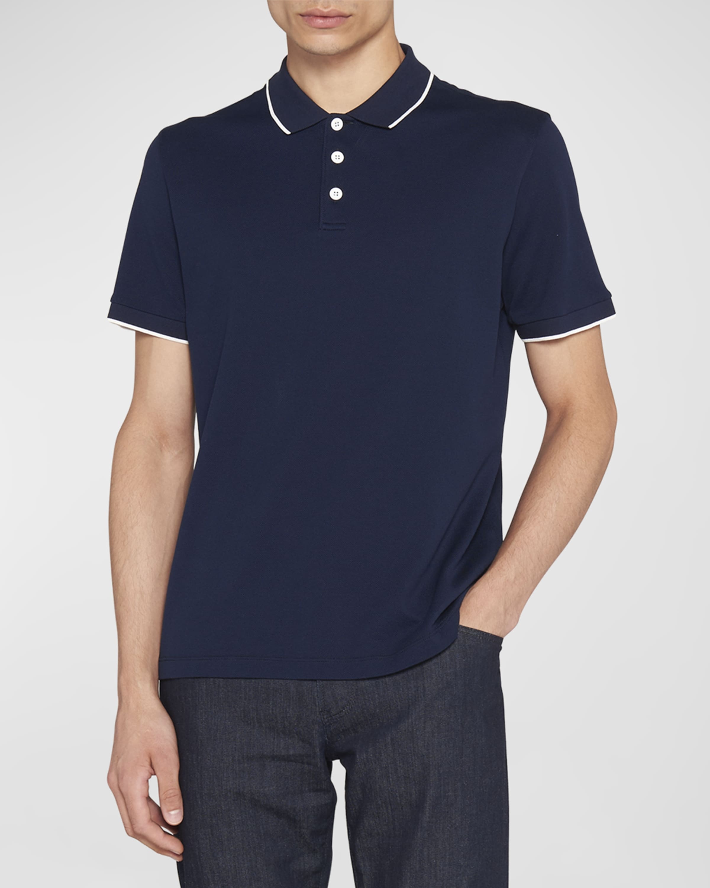 Men's Tipped Polo Shirt - 2