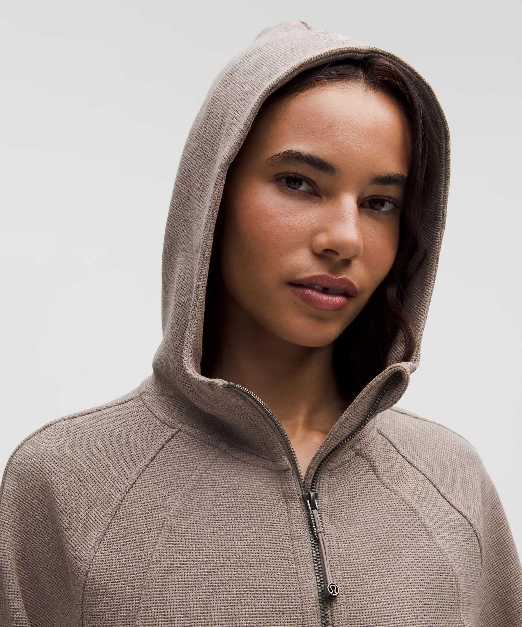 Scuba Oversized Full-Zip Hoodie *Waffle - 2
