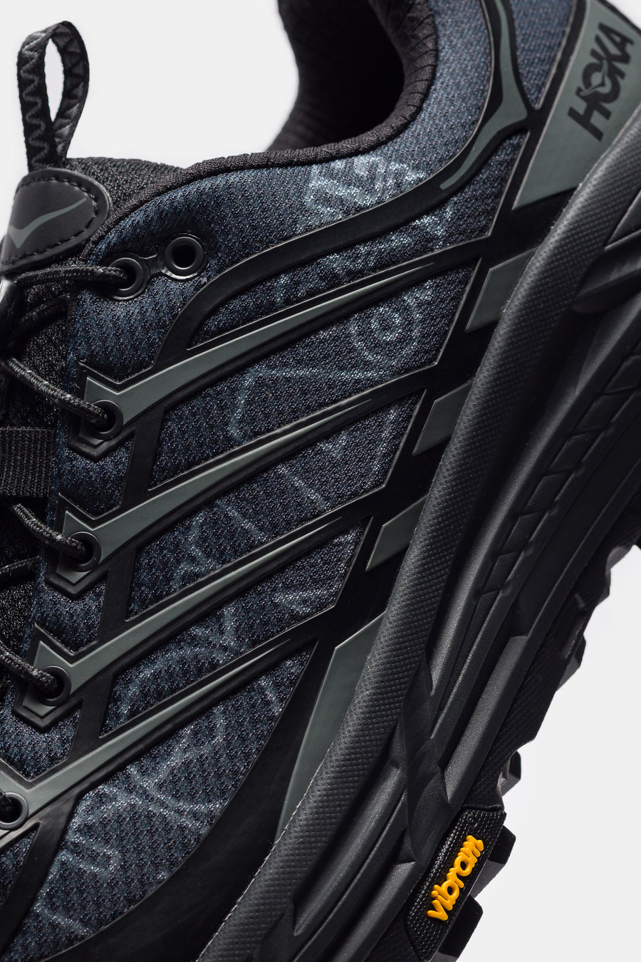 Mafate Three2 Wordmark Sneaker in Black/Outer Orbit - 5