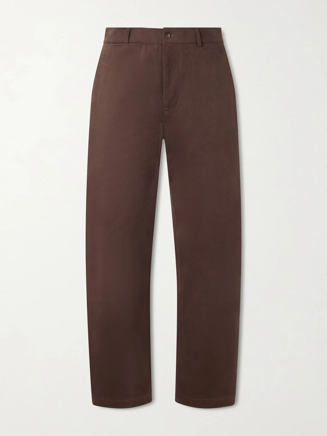 Straight-Leg Cotton-Twill Suit Trousers - 1