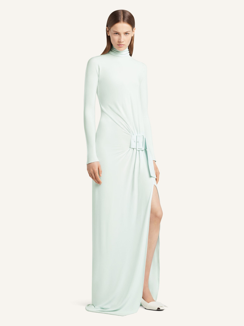 courrèges BUCKLE JERSEY LONG DRESS outlook