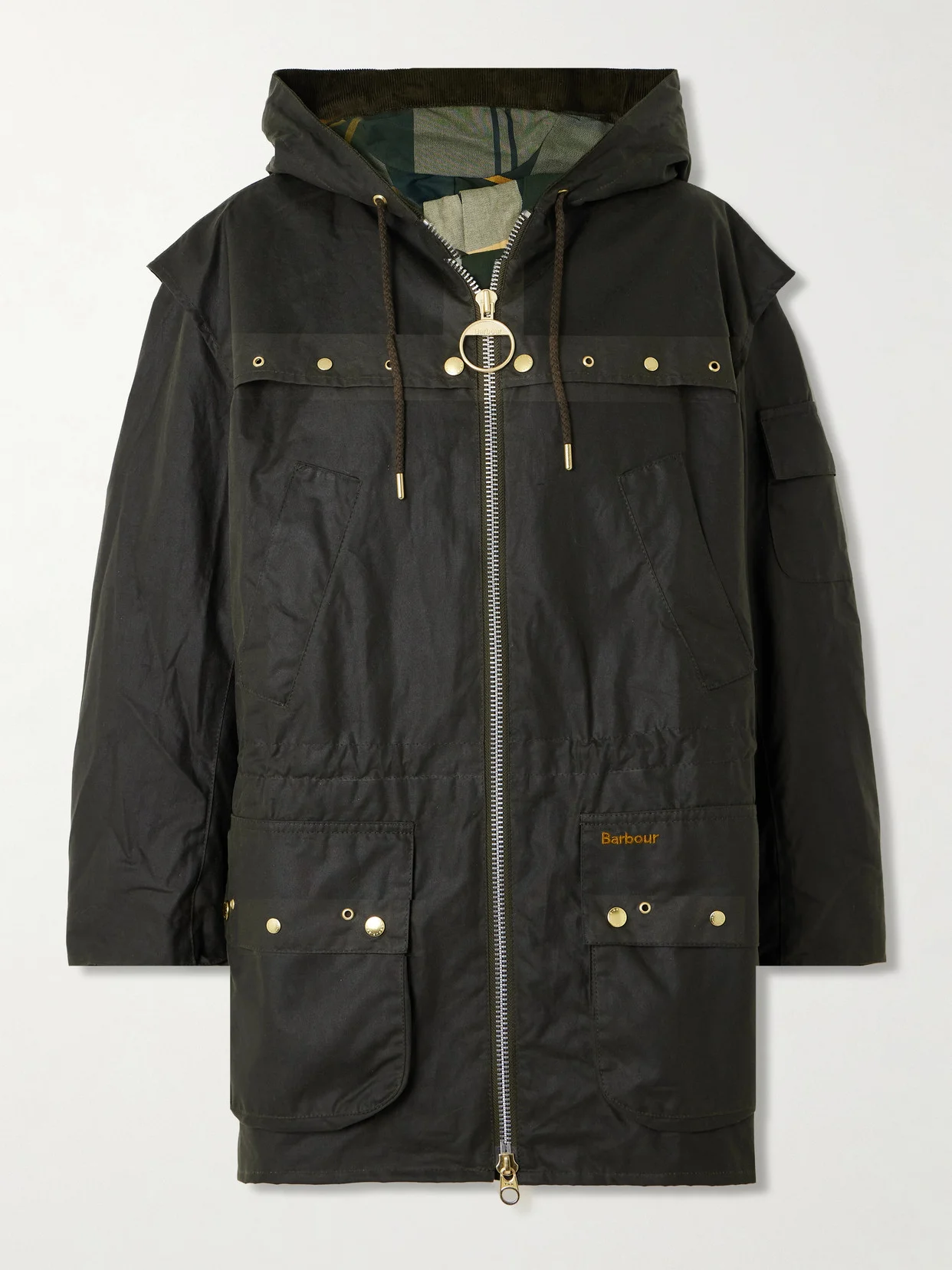 Aberford Hooded Waxed-cotton Jacket - 1