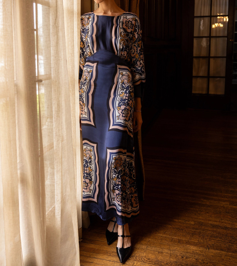 FAWN ANKLE DRESS | FLORAL ANISE 1