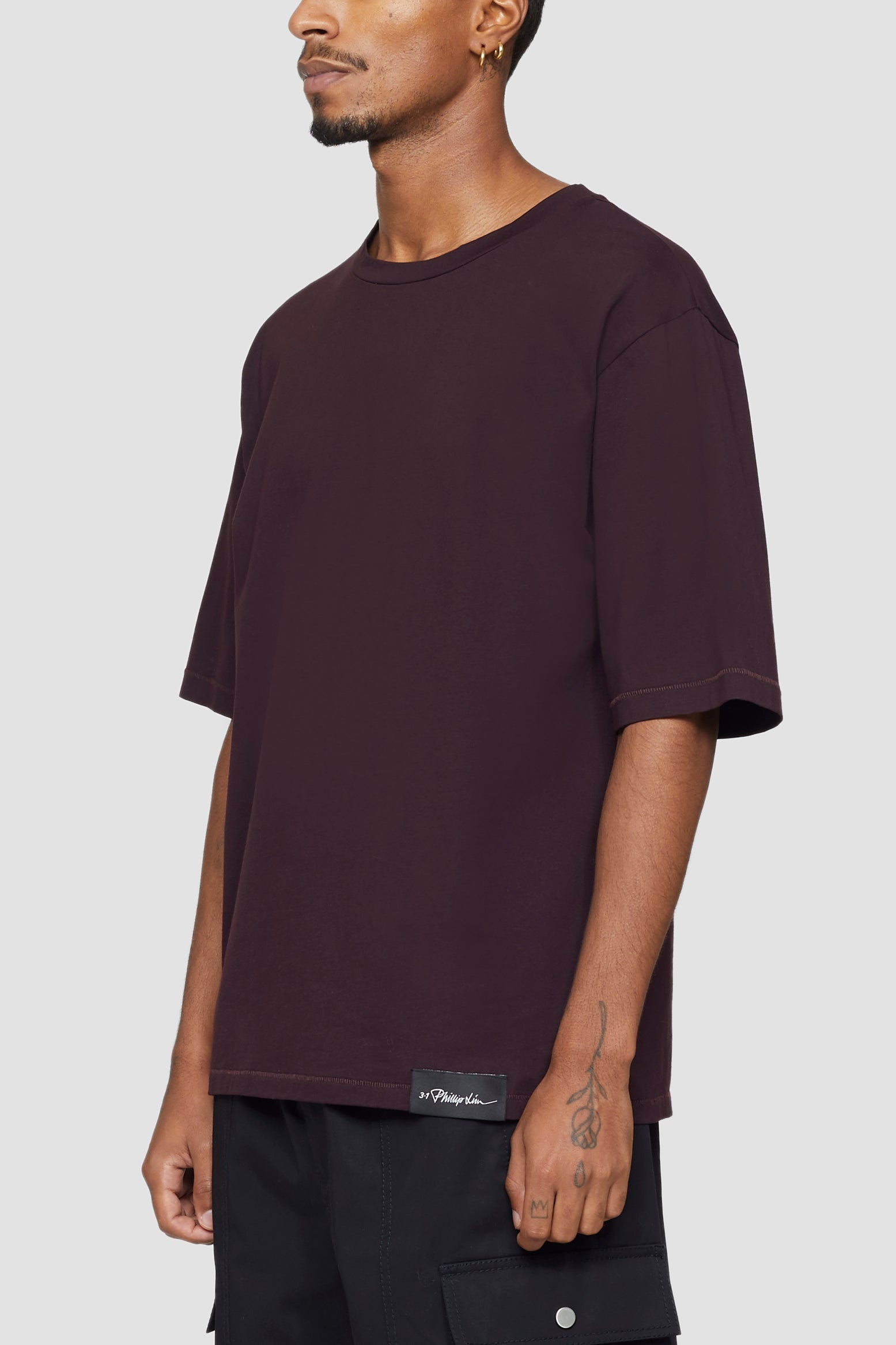 Oversized Boxy Crewneck Tee - 3
