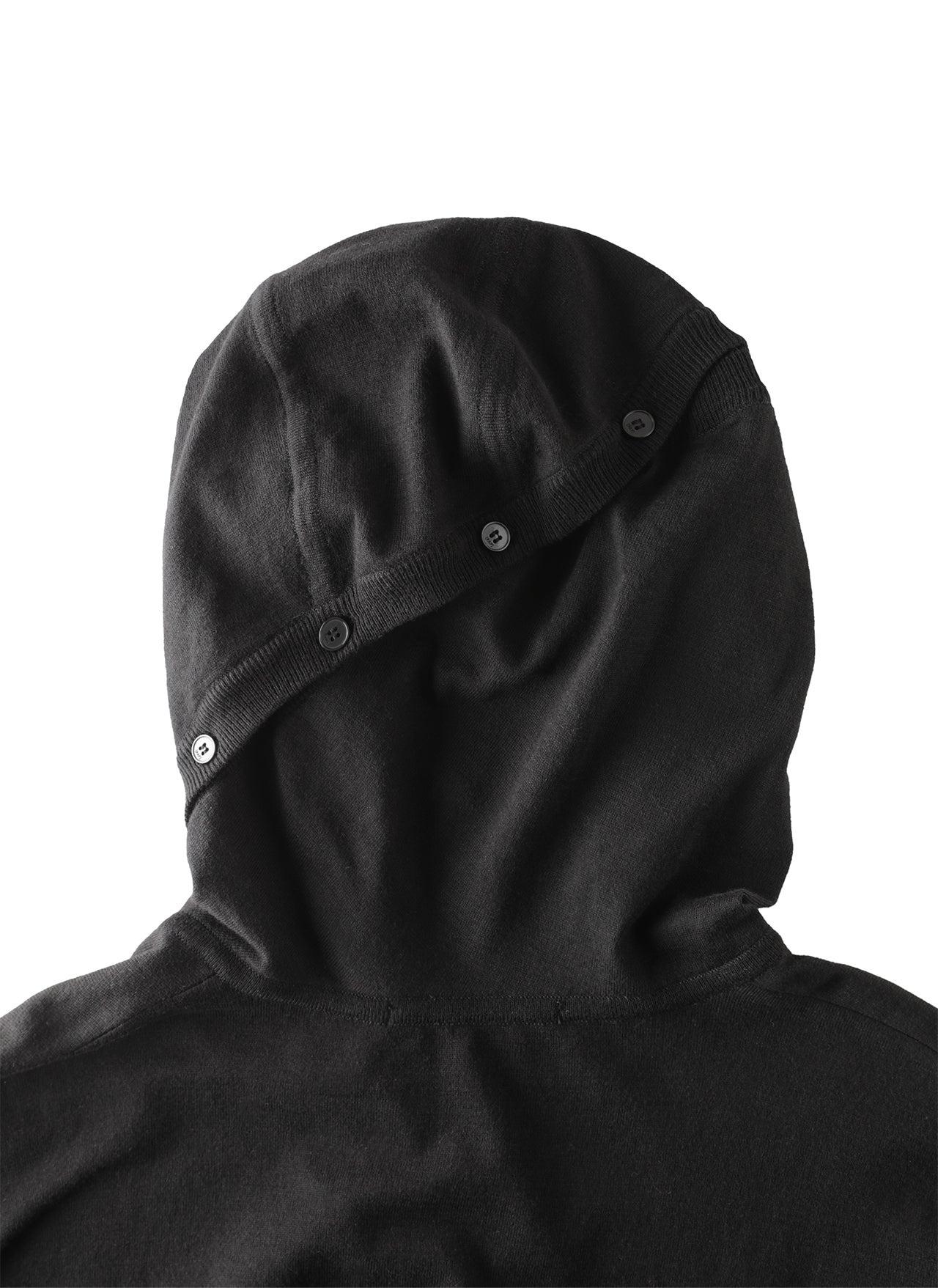 8.0 KNIT HOODIE CENTER (BLACK) - 7