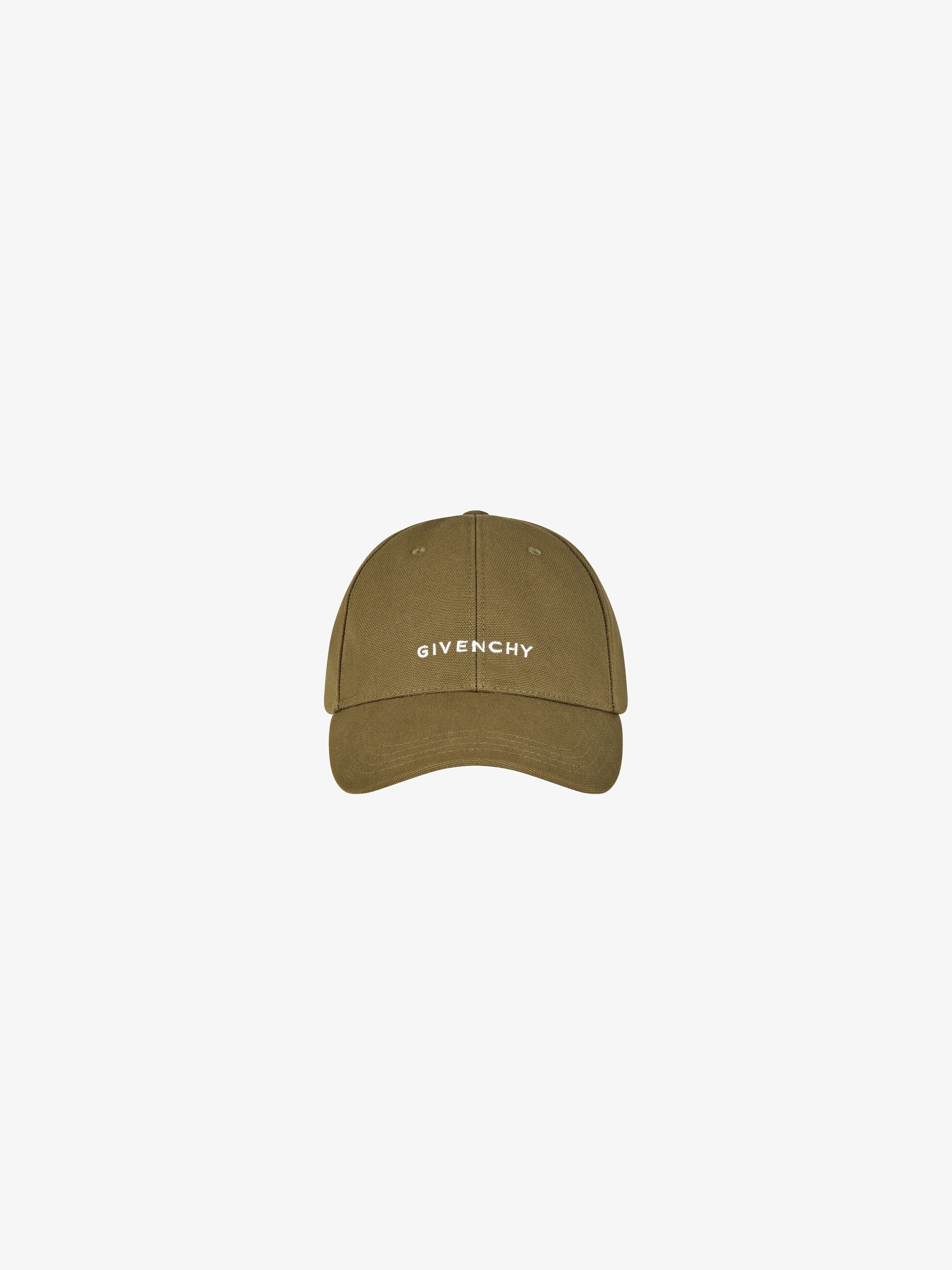 GIVENCHY EMBROIDERED CAP IN RIP AND REPAIR COTTON - 1