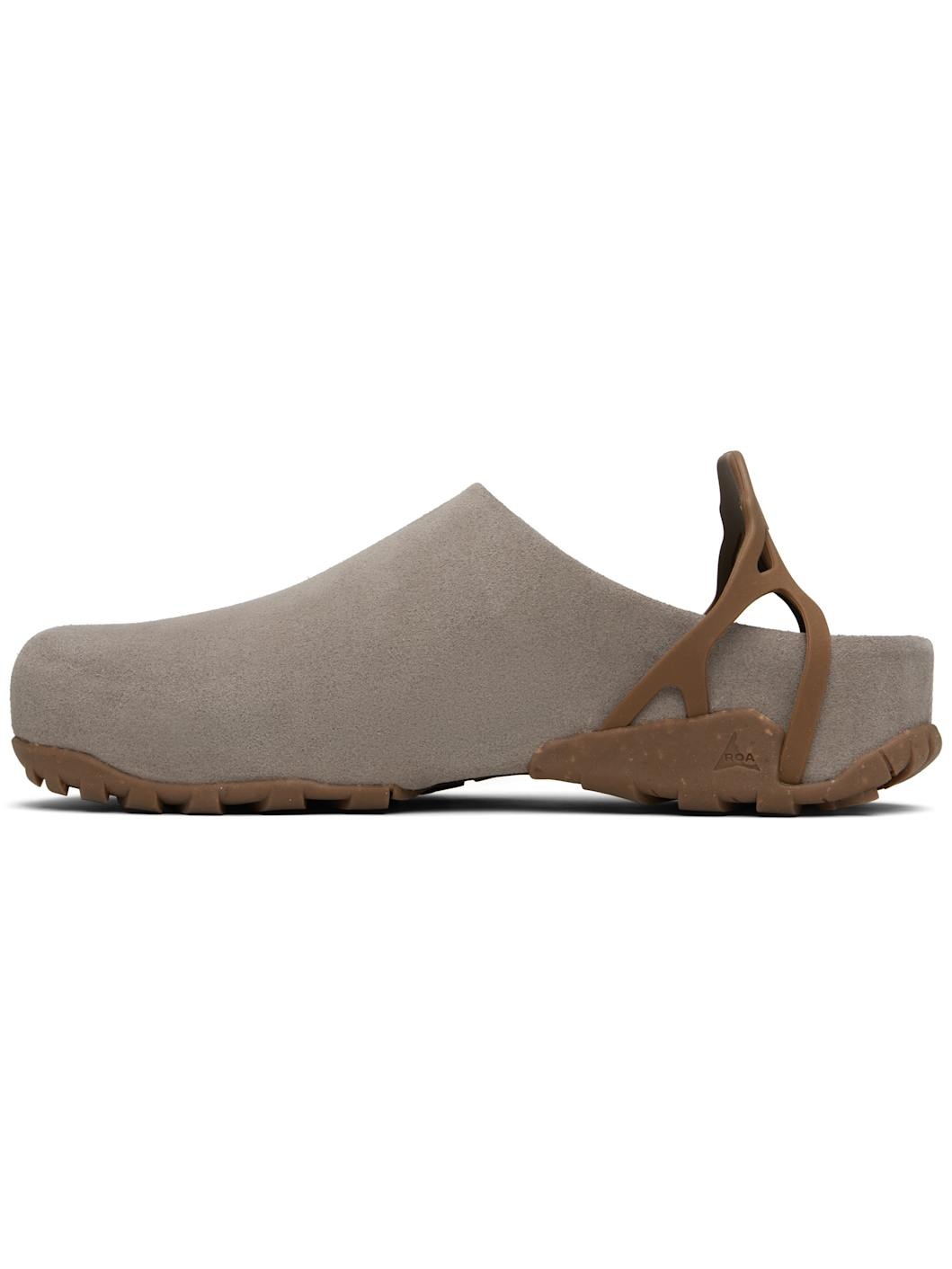 Gray Fedaia Mules - 3