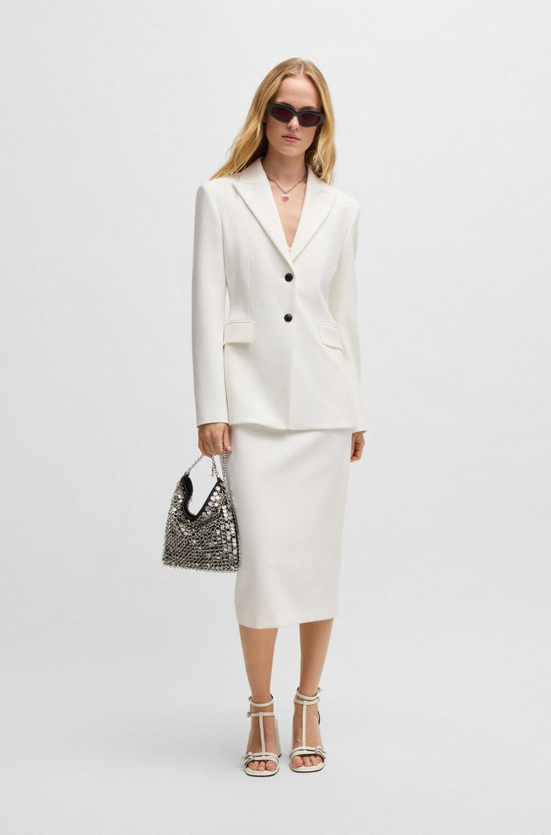 HUGO SLIM-FIT BLAZER WITH CONTRAST BUTTONS outlook