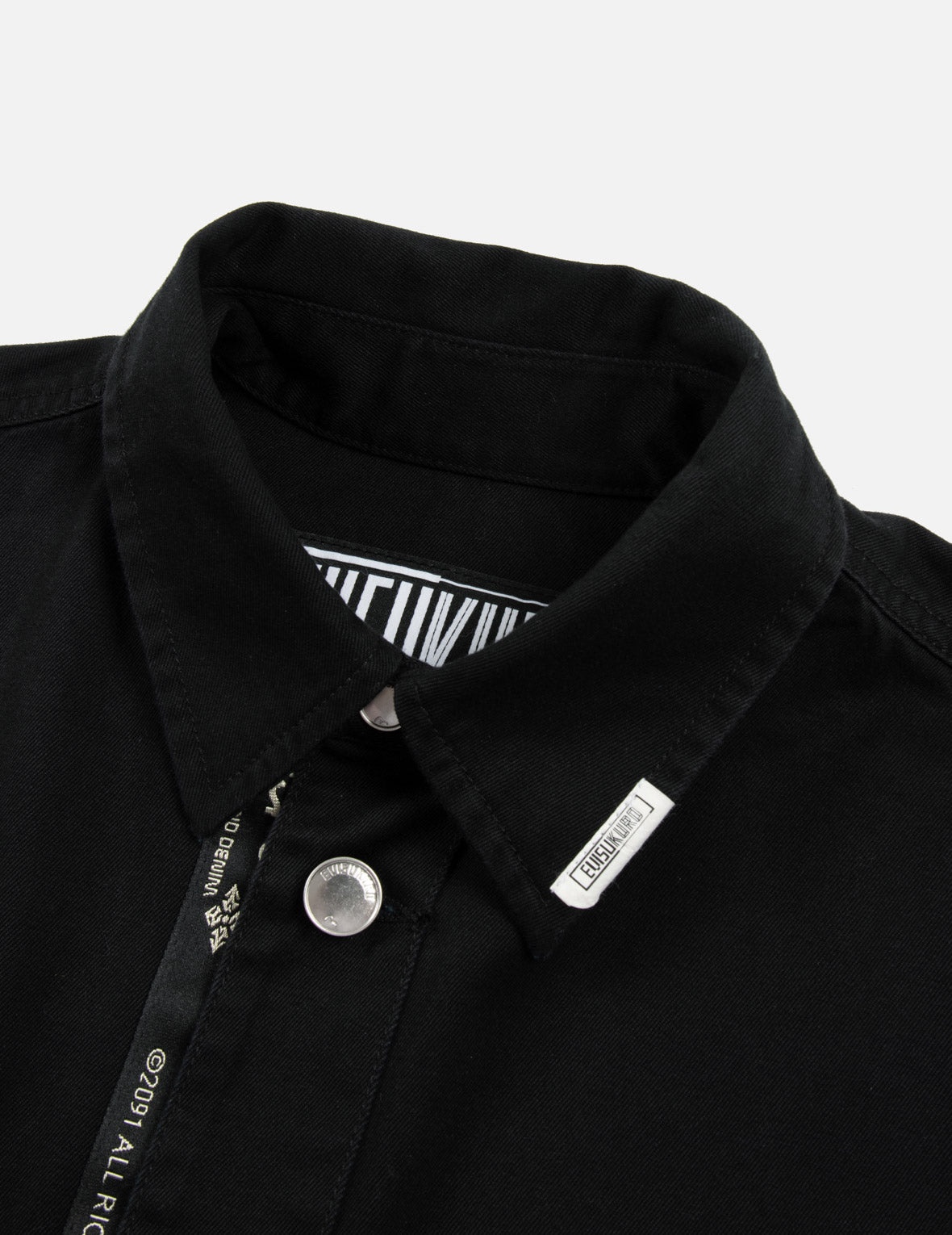 Multi Pockets Washed Loose Fit Shirt Jacket - 12