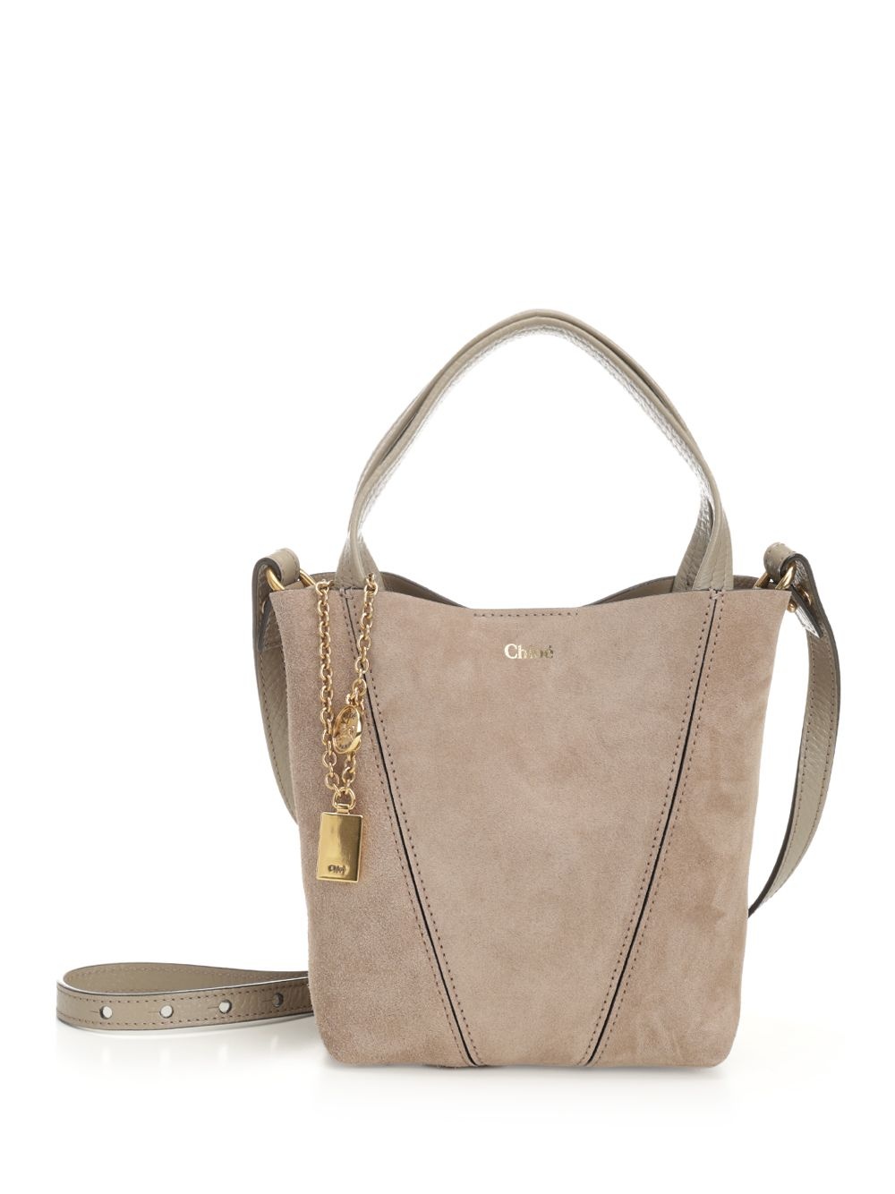 S812 - Chloe Spin Handbags Grey - 1