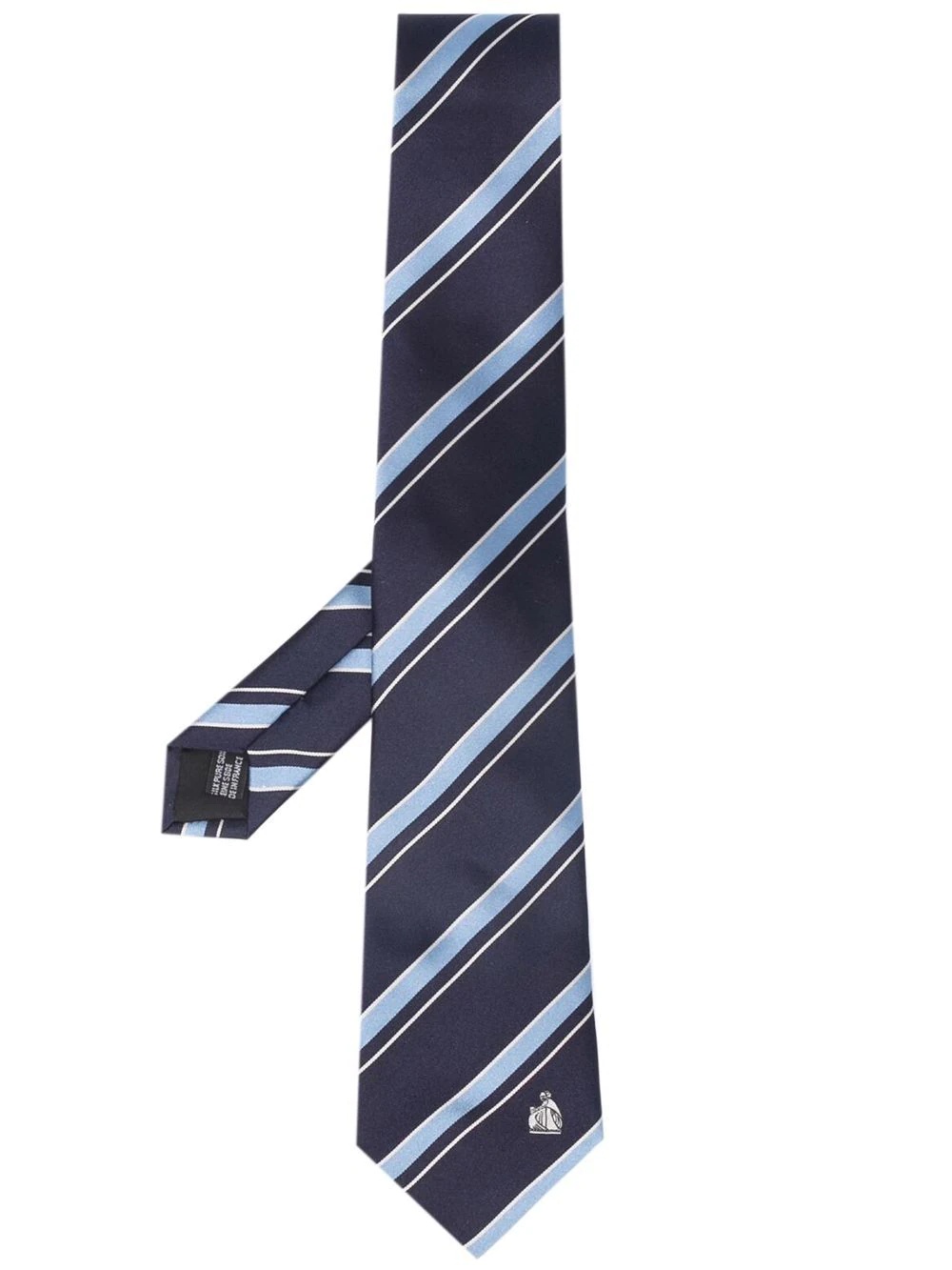 striped silk tie - 1