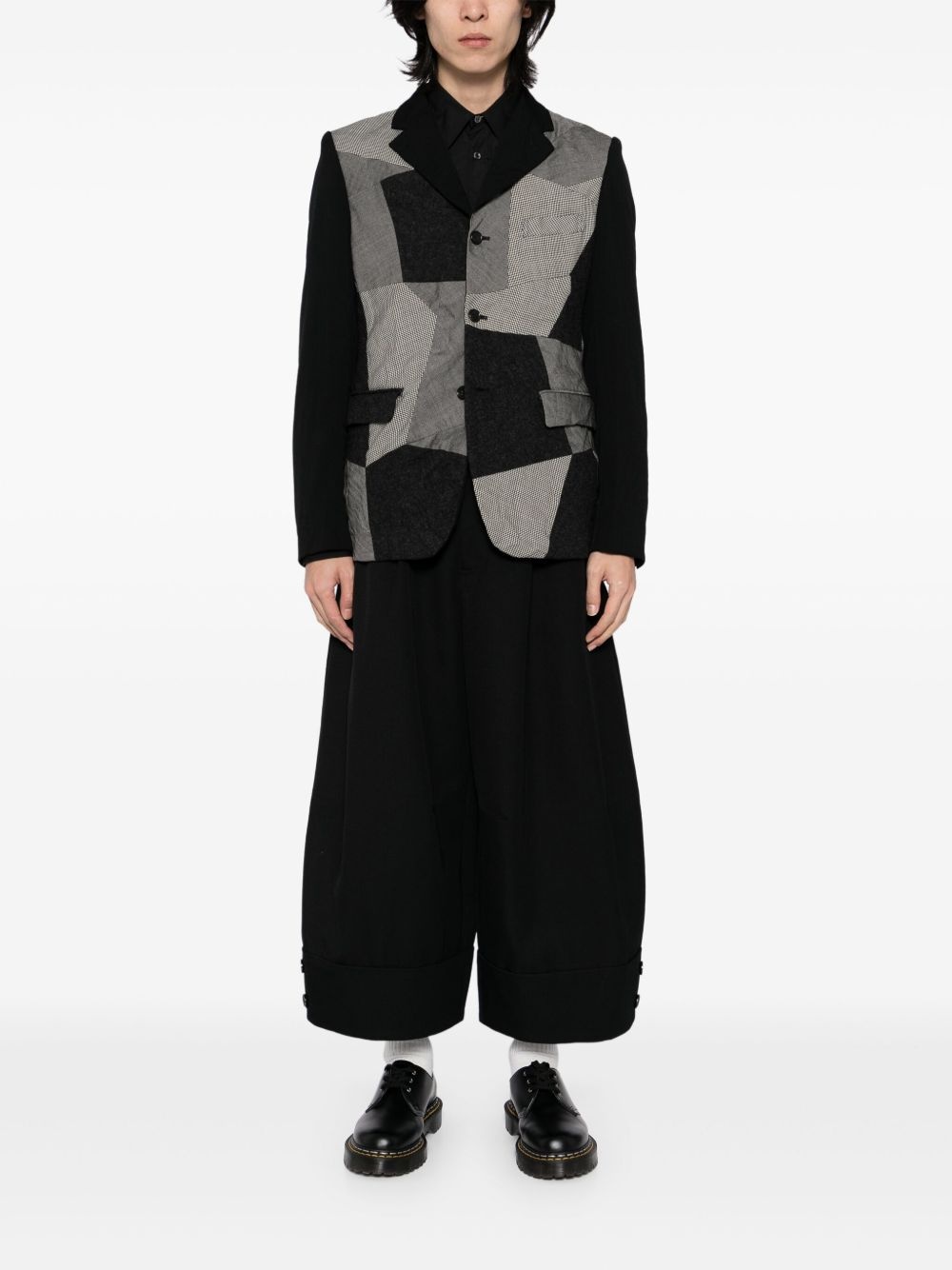 panelled blazer - 2