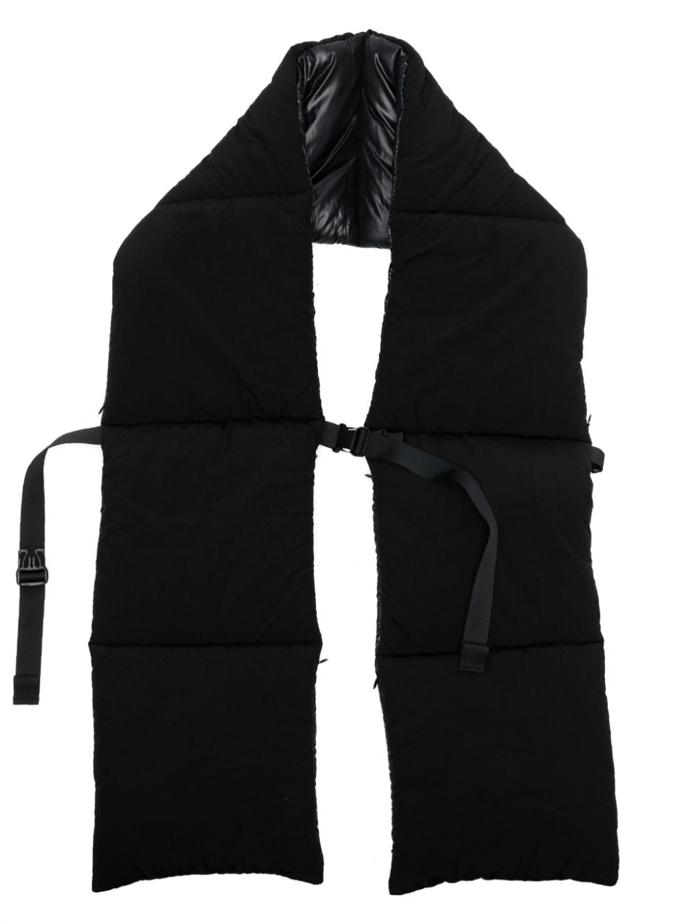 padded quilted scarf - 2