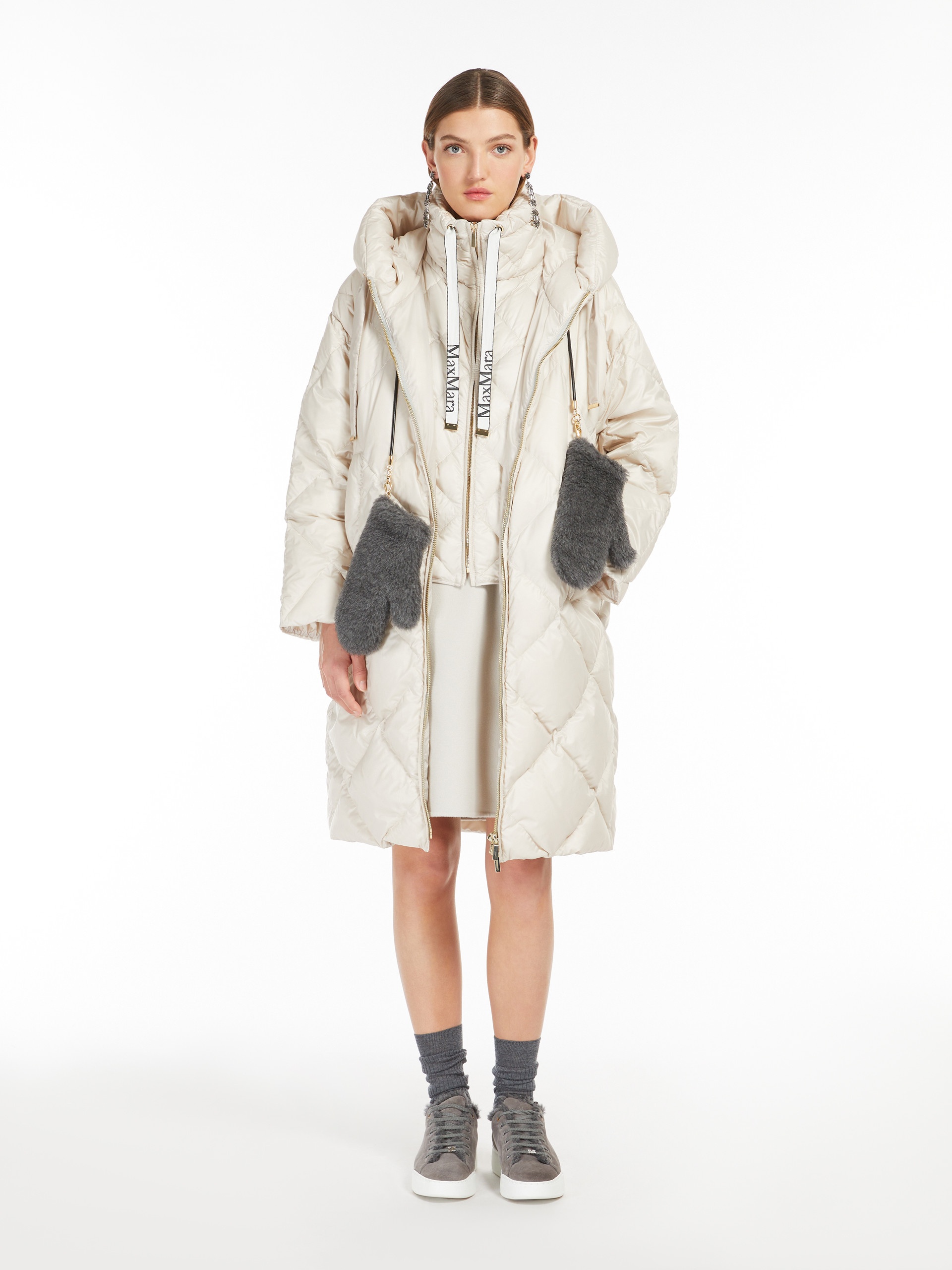 TREFE Midi parka in water-repellent canvas - 2