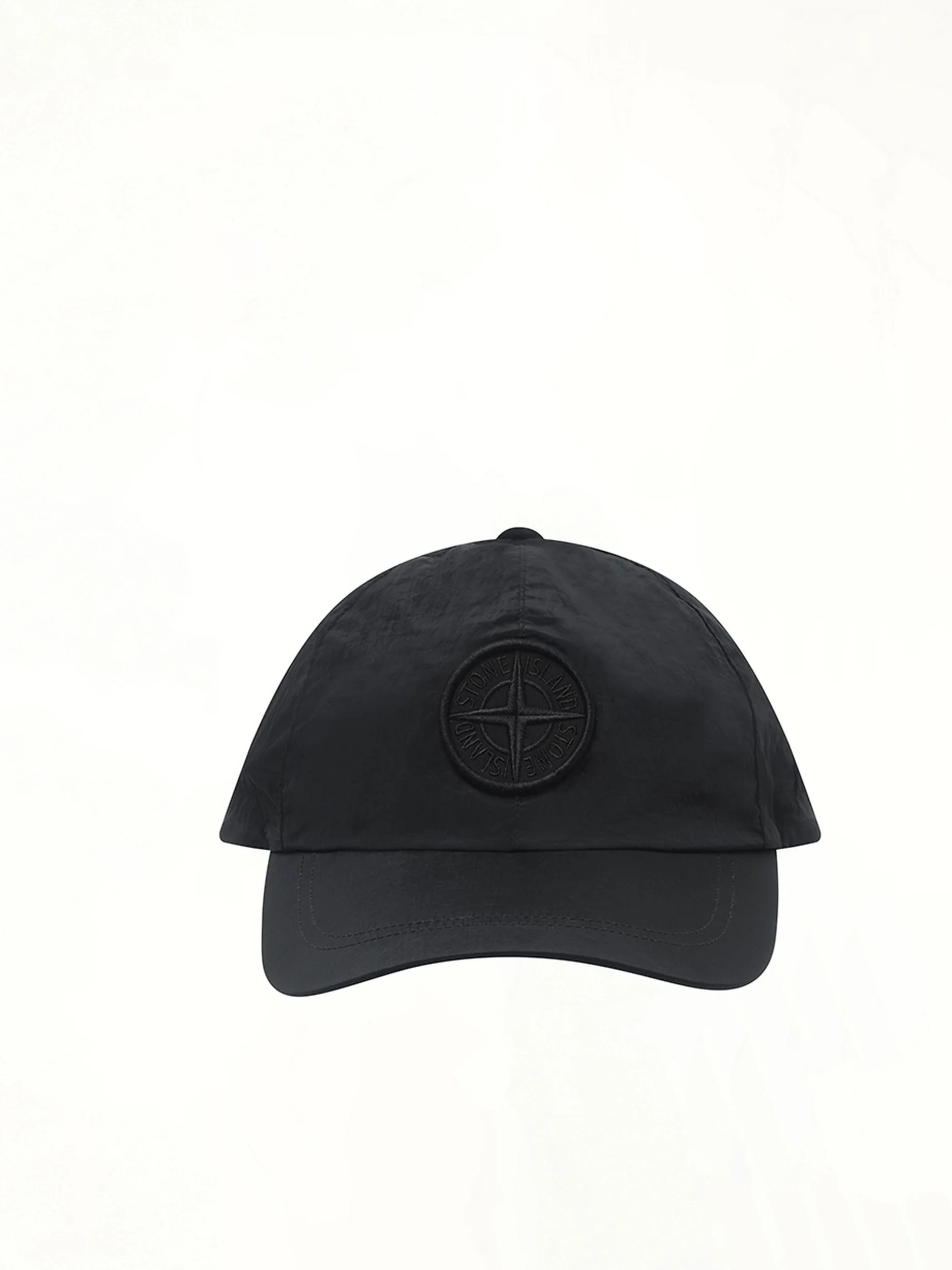 910001 Nylon Baseball Cap in Black - 1