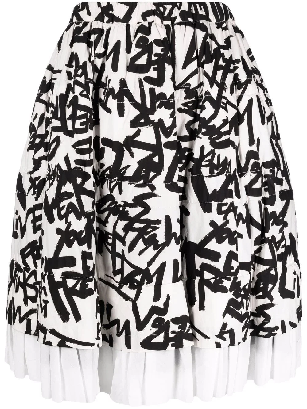 Live Free-print skirt - 1