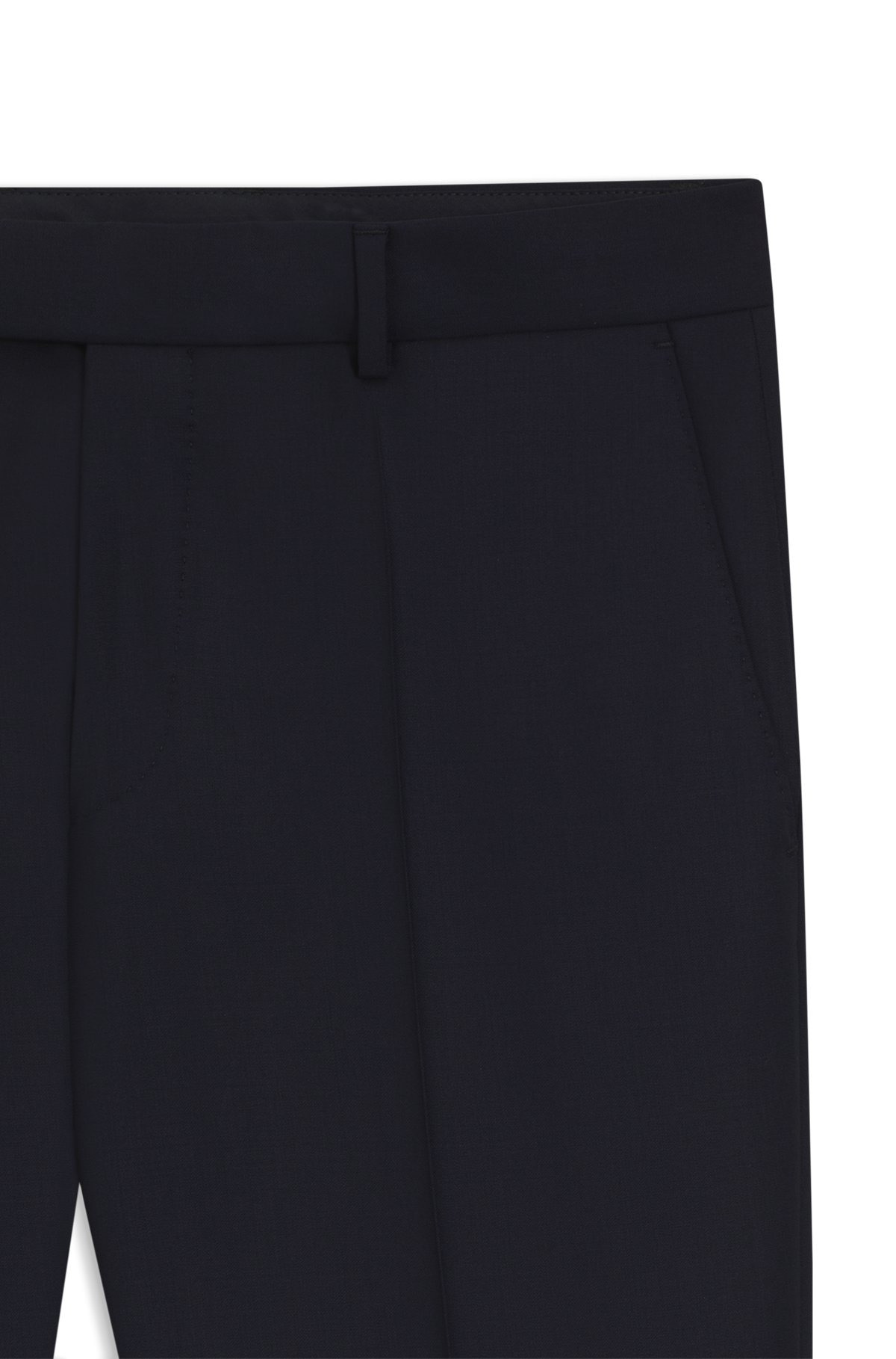 SLIM-FIT TROUSERS IN VIRGIN WOOL WITH STRETCH - 6