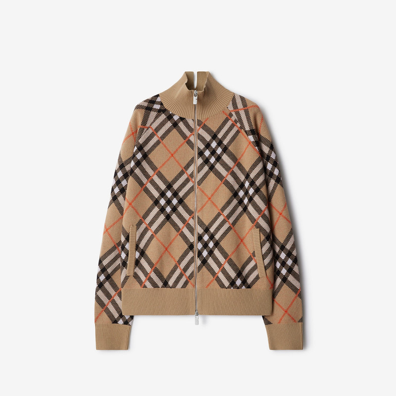 Check Wool Mohair Blend Jacket 1