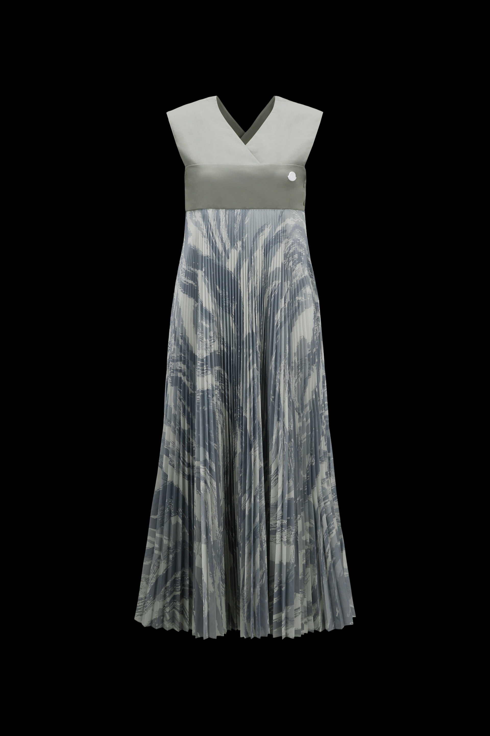 Pleated Maxi Dress - 1