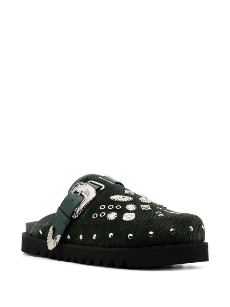 TOGA VIRILIS eyelet metal mules outlook
