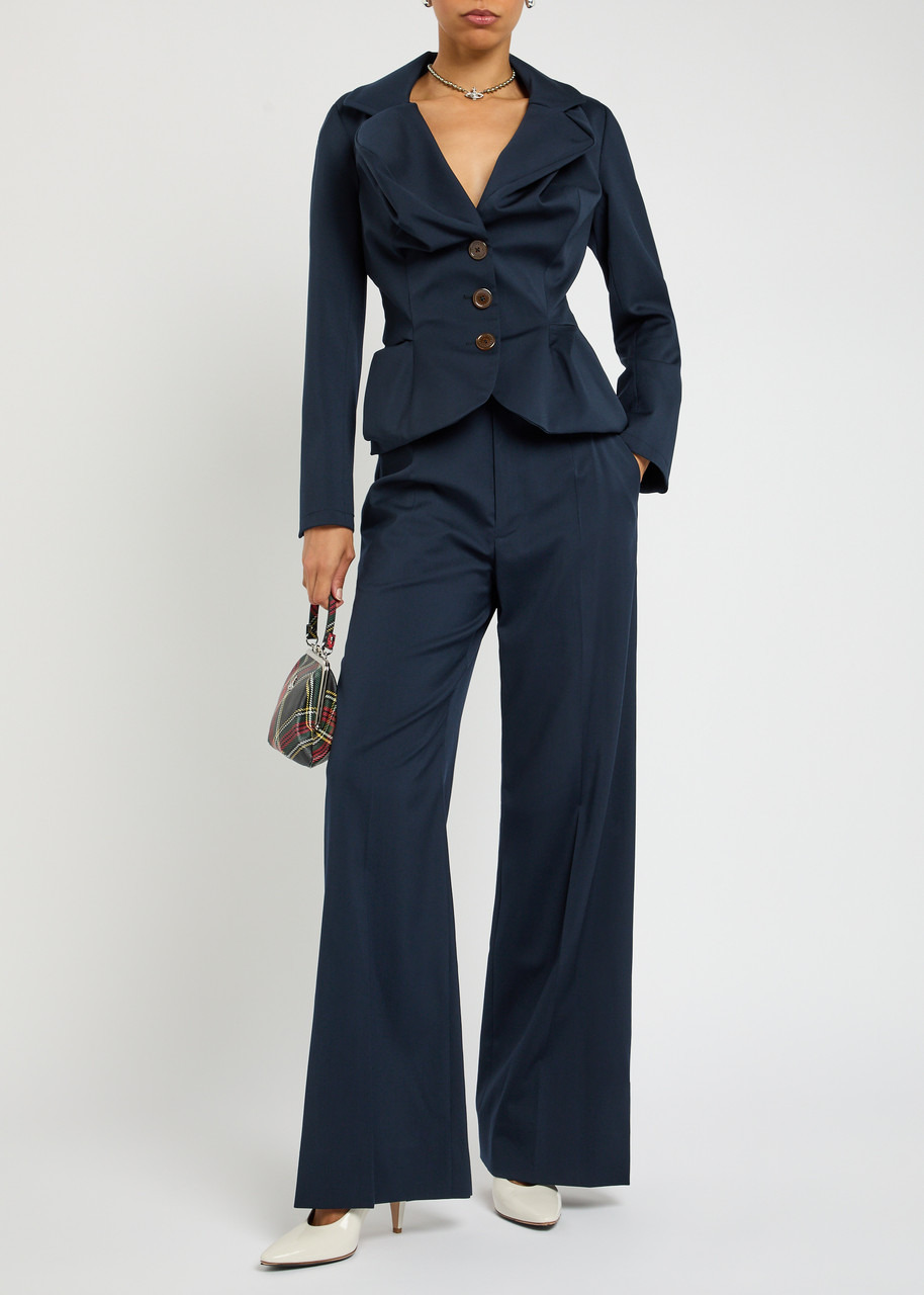 Vivienne Westwood Drunken Draped Wool Jacket - 4