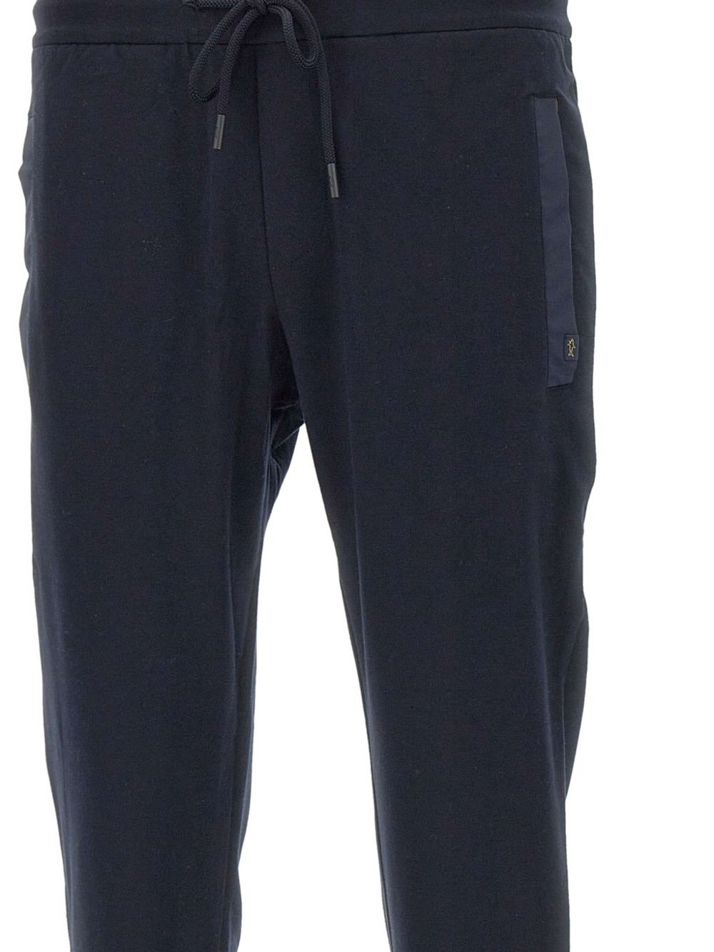 elasticated-waist side-pocket trousers - 5