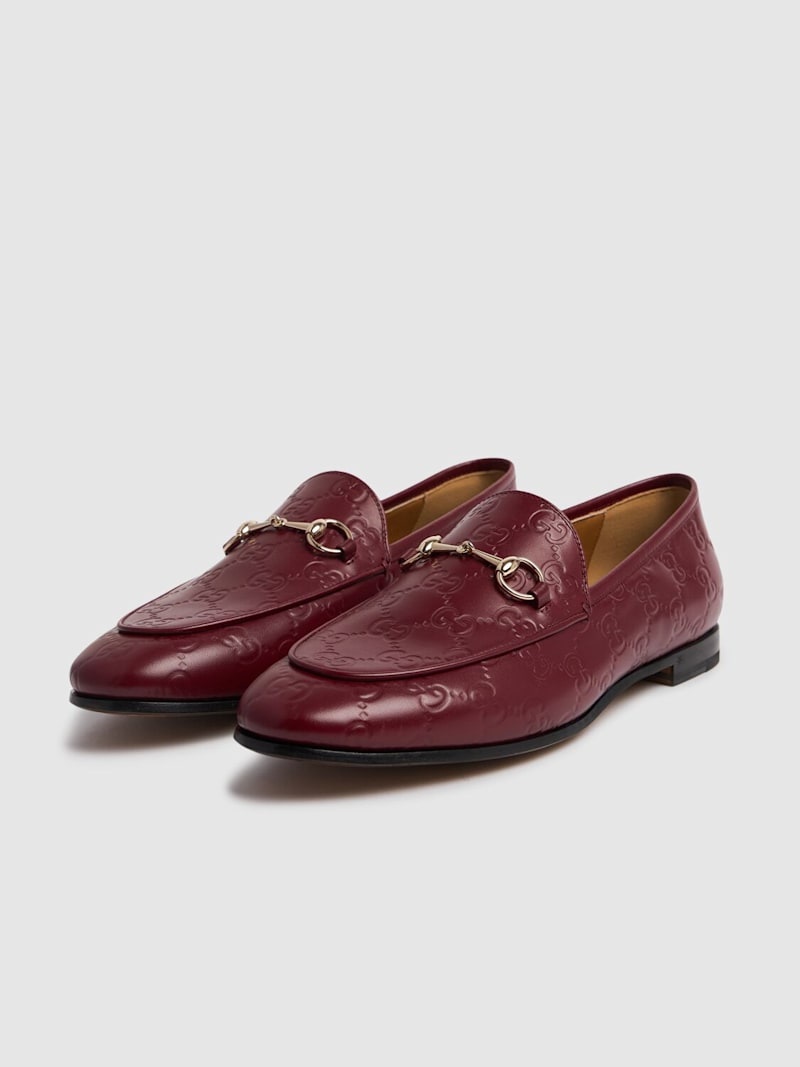 10mm Gucci Jordaan leather loafers - 3