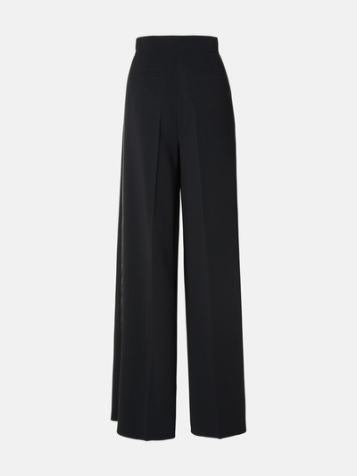 Max Mara BLACK TRIACETATE BLEND TROUSERS outlook