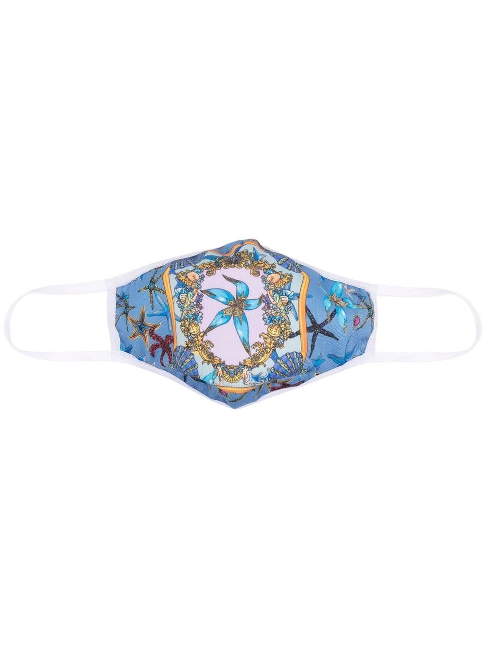 starfish-print face mask - 1
