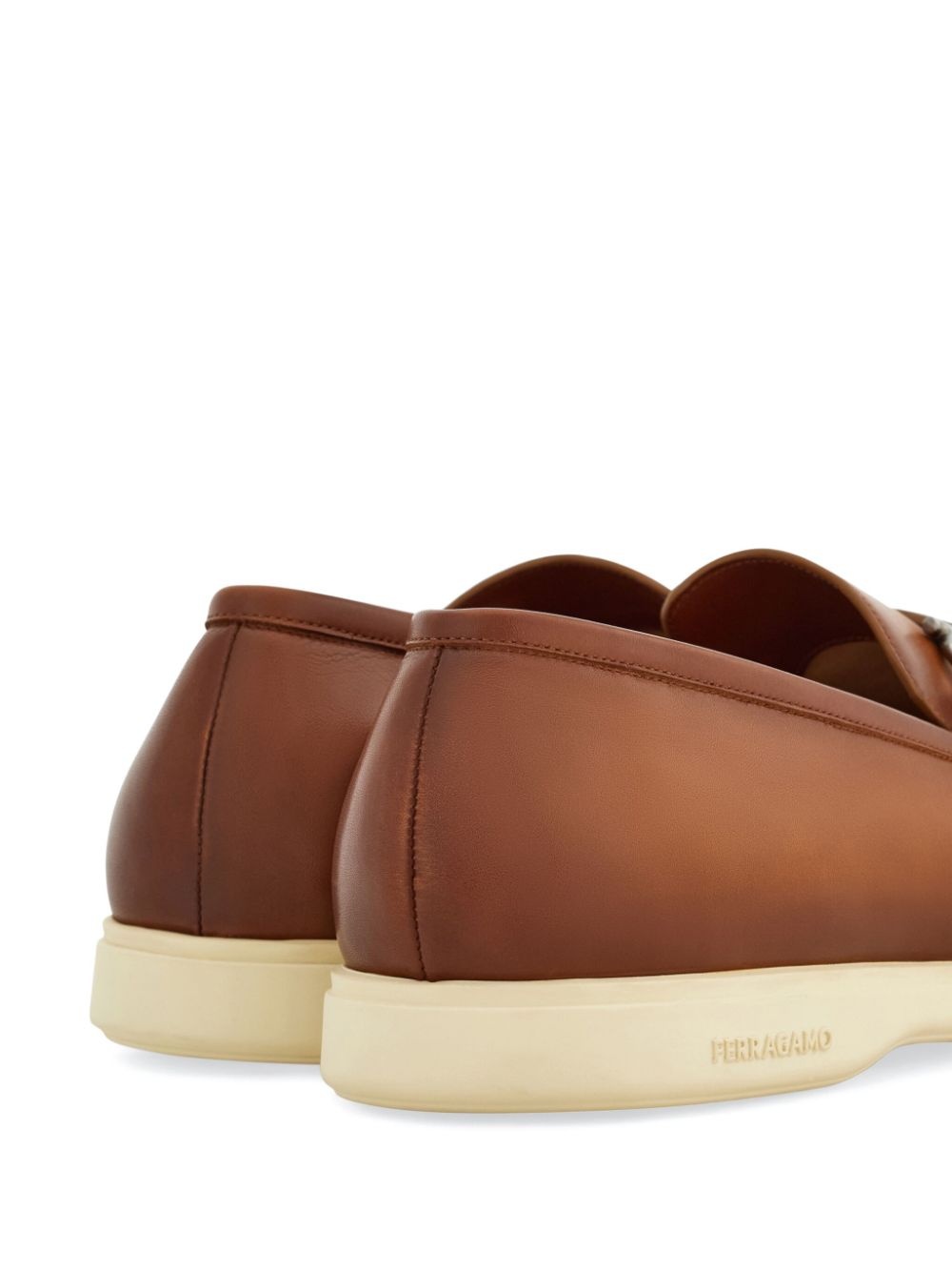 Gancini-plaque loafers - 3