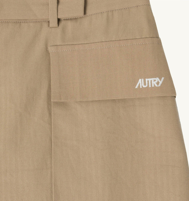 HERRINGBONE MID SKIRT WOMAN 5