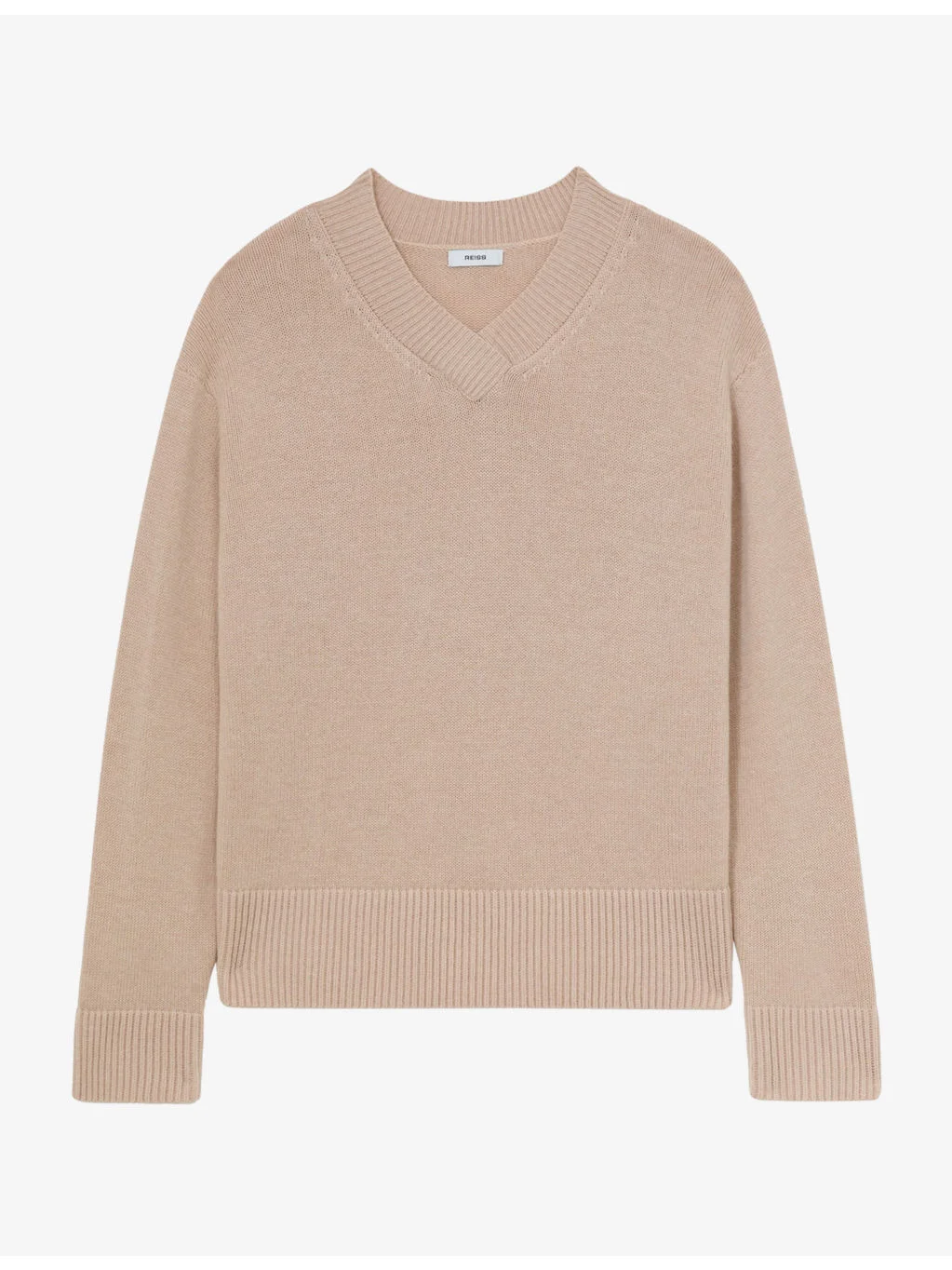 Mari V-Neck Wool And Cashmere Jumper - 1