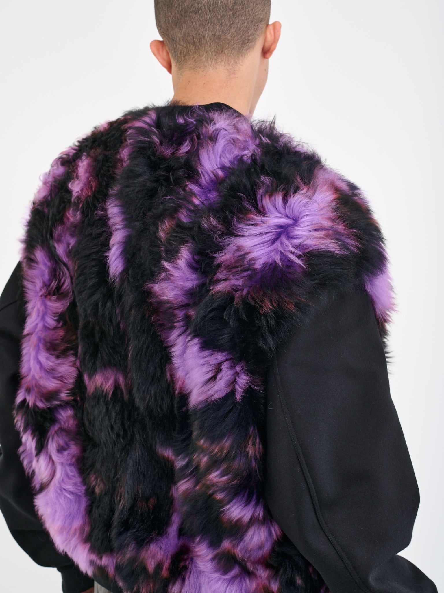 Tie-Dye Fur Jacket - 5