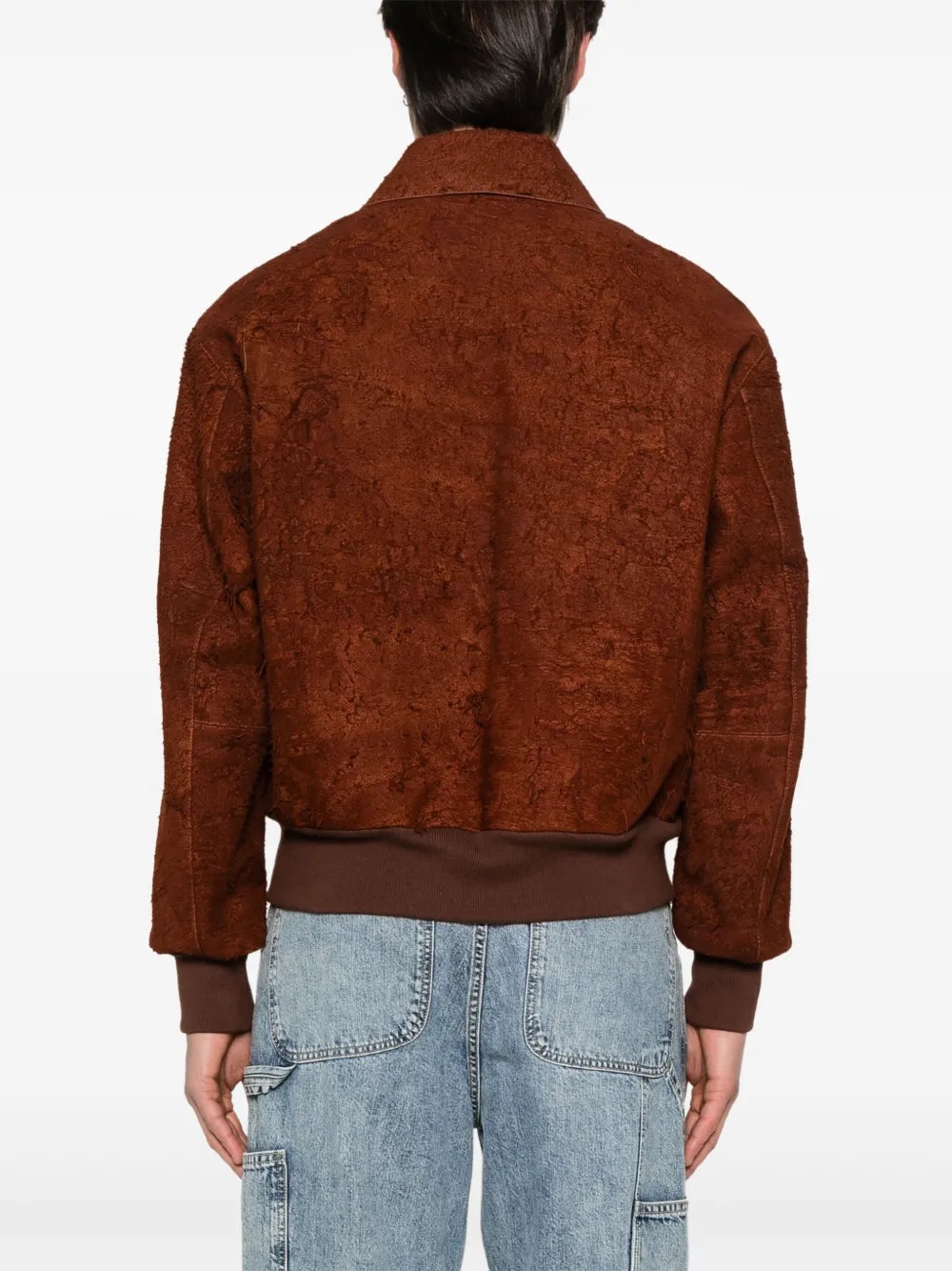 DISTRESSED SUEDE JACKET - 3
